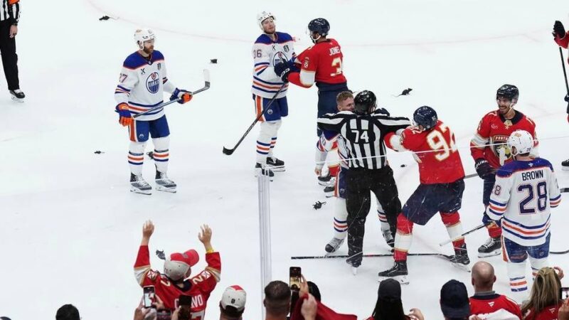 Florida zu stark für die Oilers: Bittere 1:6-Pleite für Draisaitl mit Prügelei und 85 Strafminuten