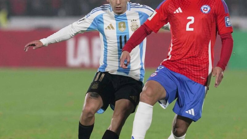 Fußball: WM-Qualifikation: Argentinien schlägt Tabellenletzten Chile