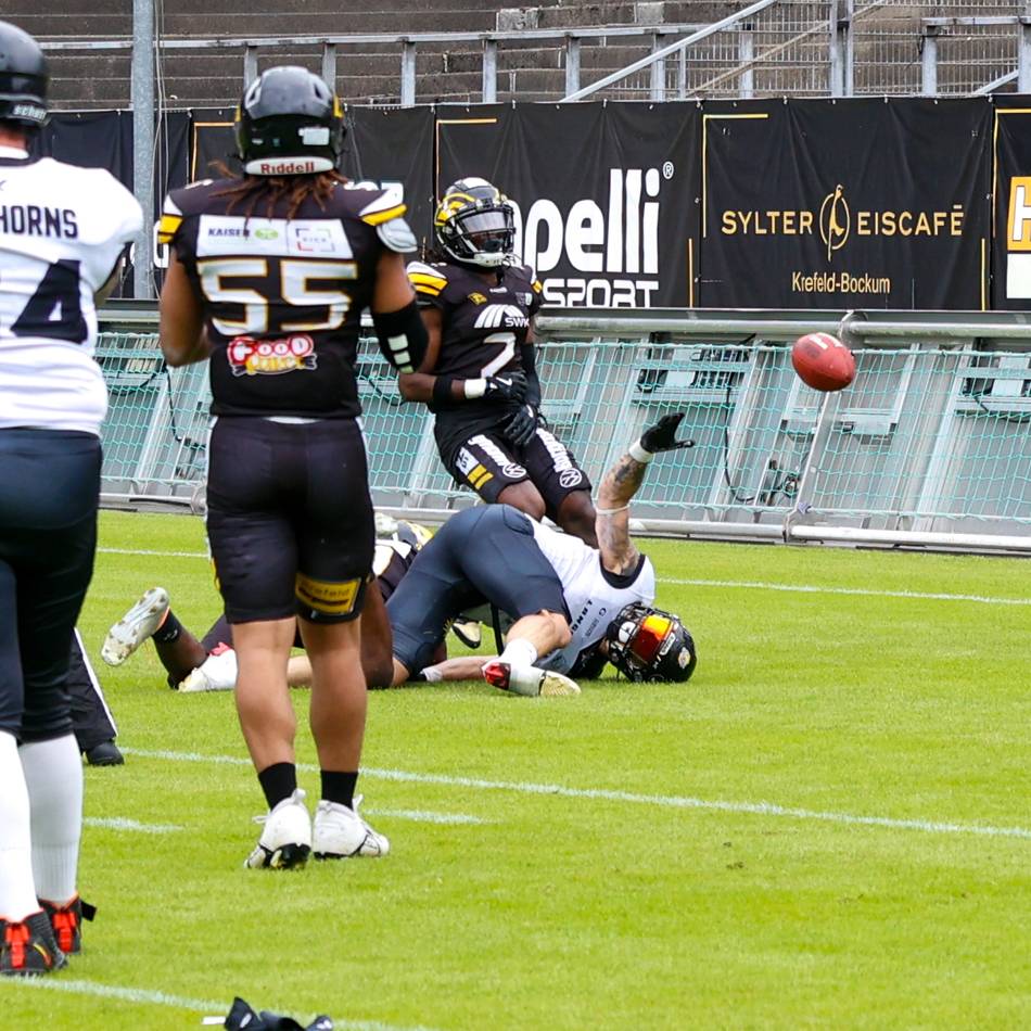 Duell der German Football League 2: Langenfeld Longhorns gehen im „Wild-West-Derby“ unter