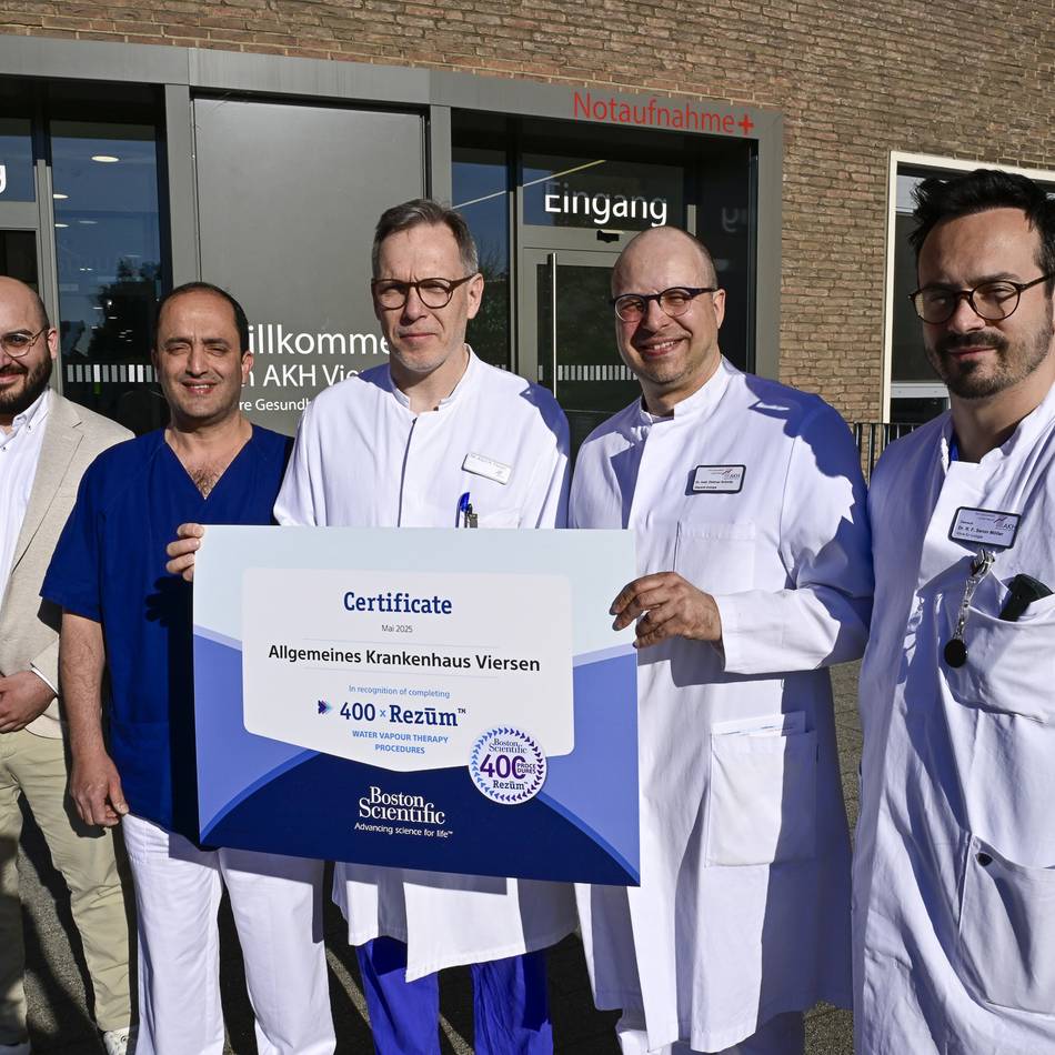 Allgemeines Krankenhaus Viersen: Klinik für Urologie als Rezum-Zentrum zertifiziert