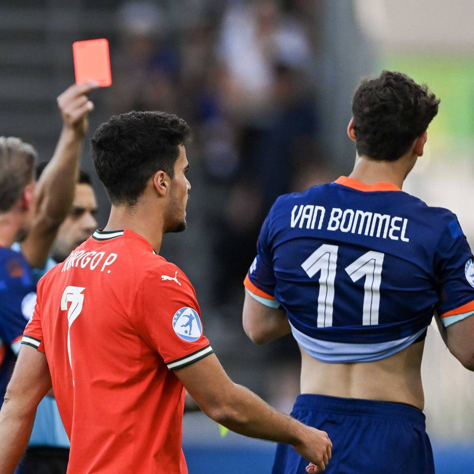 U21-EM: Niederlande trotz van Bommels Platzverweis im EM-Halbfinale