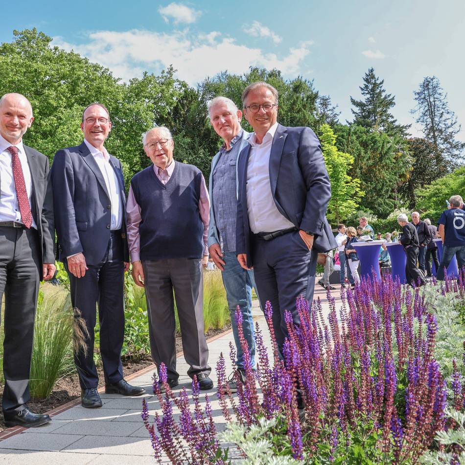Abschluss der Arbeiten im Botanischen Garten: Eine grüne Oase in der Neusser Innenstadt