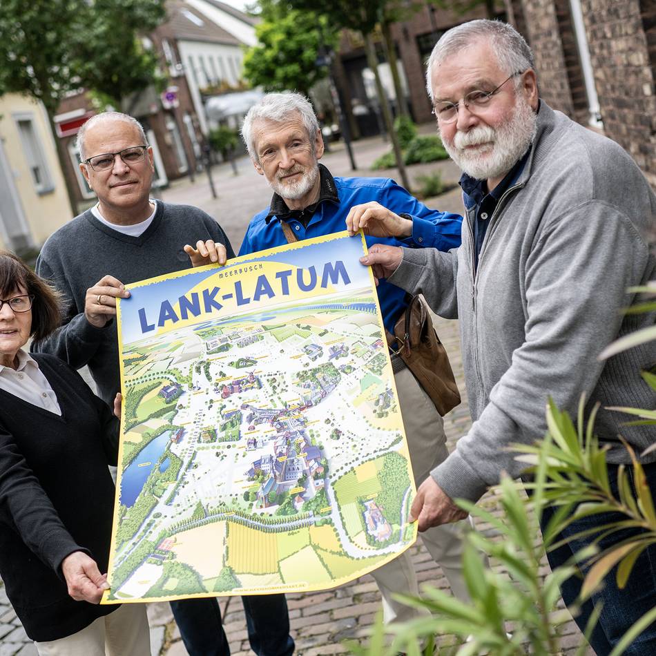 Kunst aus und für Meerbusch: Lank-Latum auf einem Poster entdecken