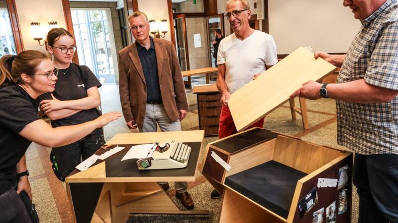 Ausstellung „Die gute Form“ im Neusser Rathaus: Tischler demonstrieren Kreativität ihres Handwerks