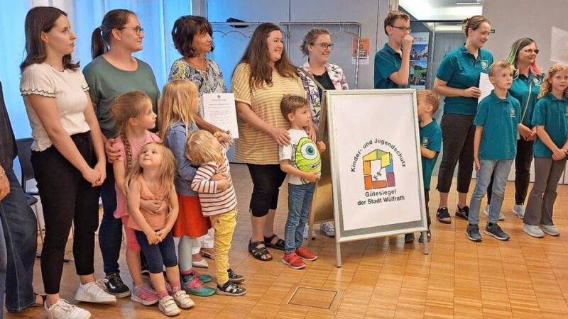 Auszeichnung: Intensiv mit Schutzkonzept in Wülfrath beschäftigt