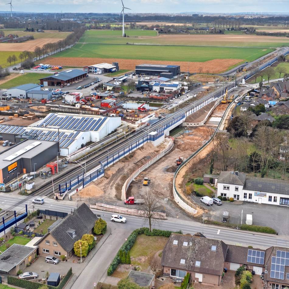Betuwe Emmerich und Rees: Bahnstrecke bis 24. August gesperrt