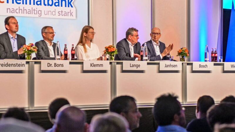 Vertreterversammlung in Straelen: Volksbank hält Dividende stabil bei fünf Prozent