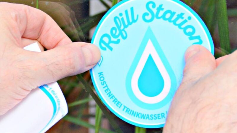 Refill-Initiative in Nettetal: Für genügend Flüssigkeit an heißen Tagen