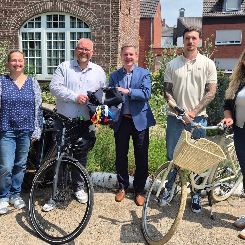 Stadtradeln im Kreis Kleve: Staffeltasche übergeben – von Rheurdt nach Kerken