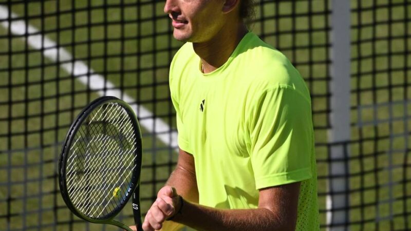 „Nie einfach“: Zverev glücklich über gelungenen Rasenauftakt