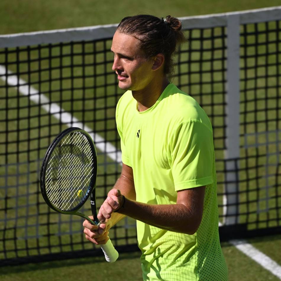 „Nie einfach“: Zverev glücklich über gelungenen Rasenauftakt