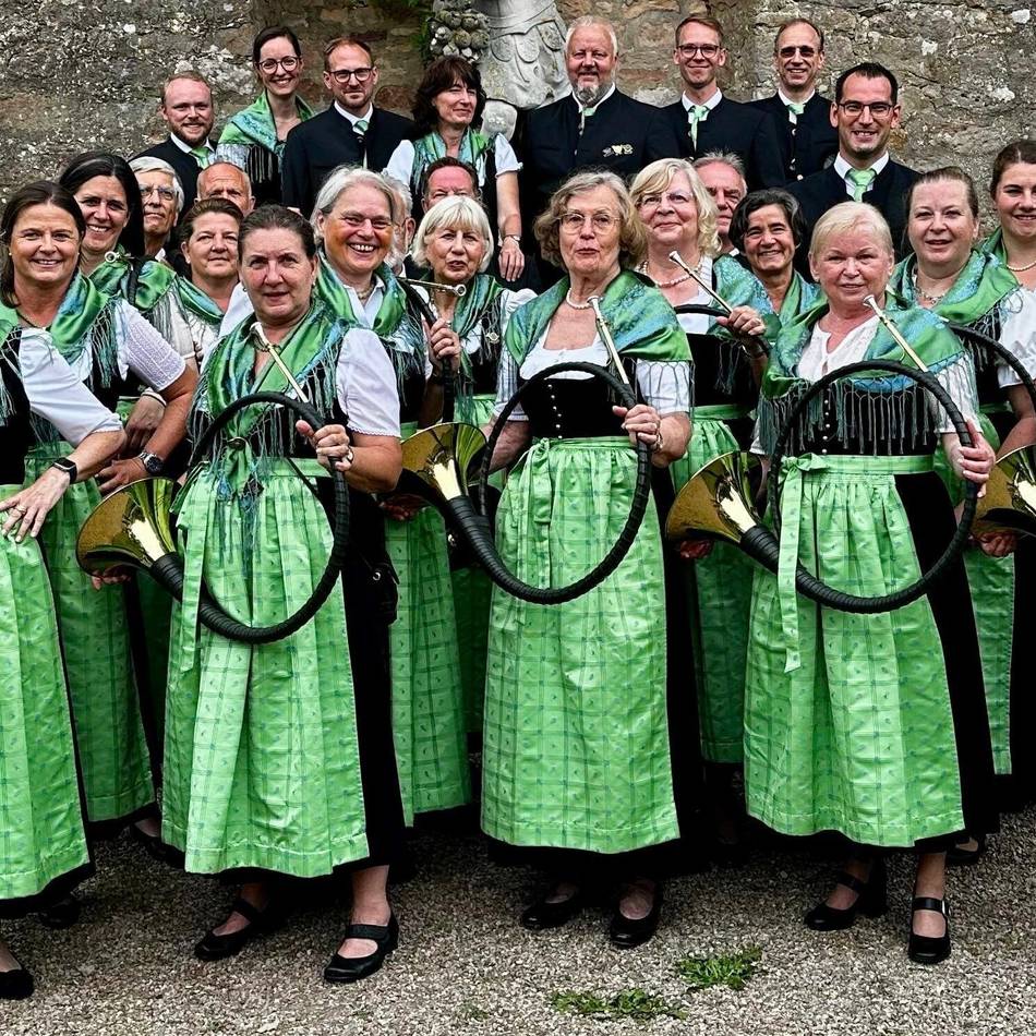 Titelkämpfe in Fulda: Krefelds Jagdhornbläsercorps feiert Deutsche Vizemeisterschaft