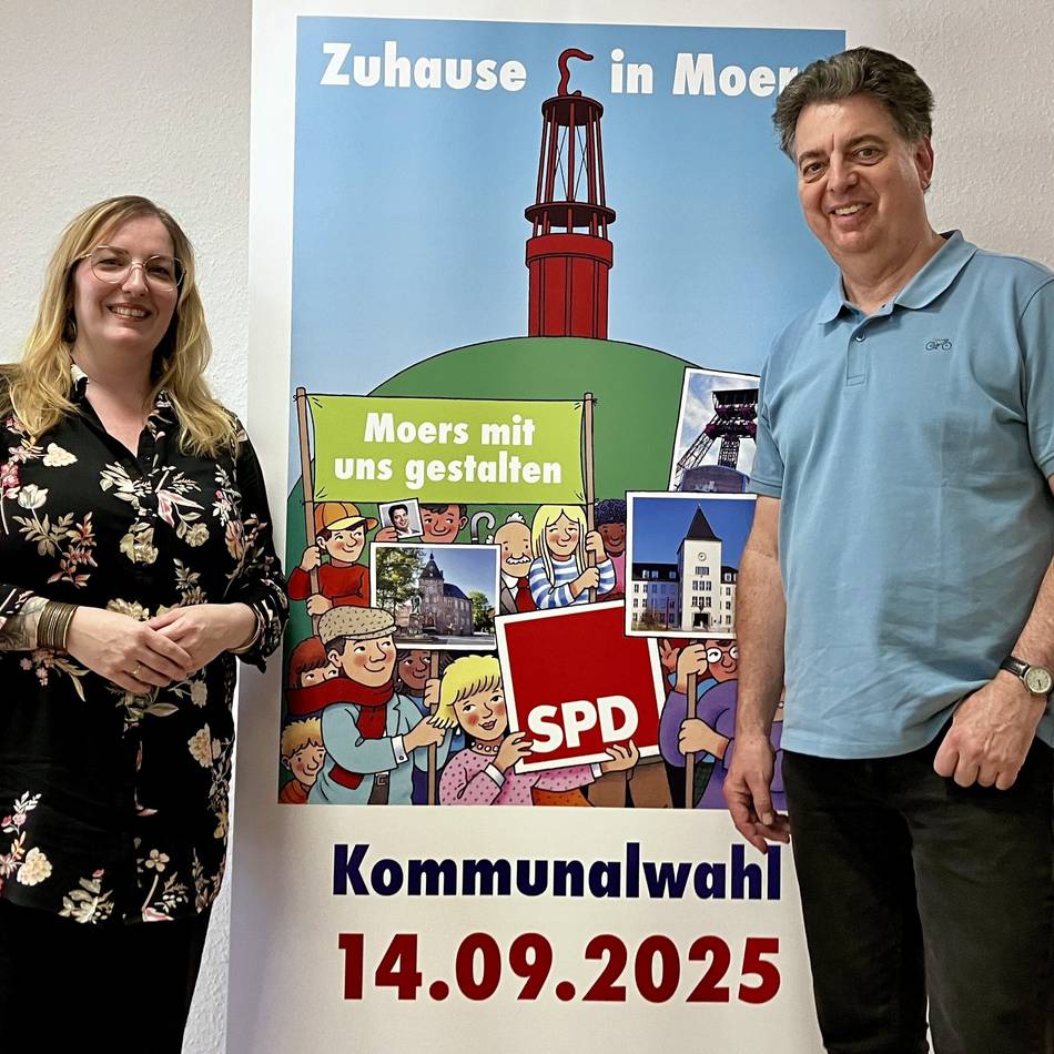 Wahlkampfstart in Moers: SPD will das Zuhause-Gefühl wecken