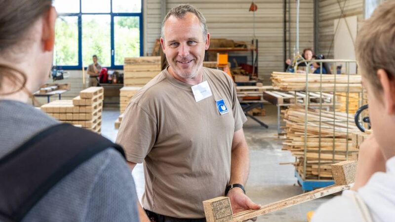 Bildung im Kreis Kleve: Förderschüler bei der Bildungswoche in Haus Freudenberg