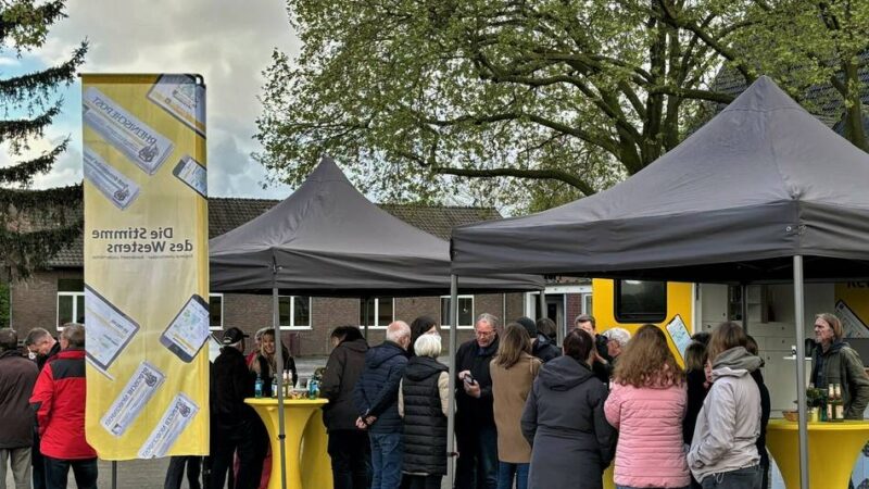 Mobile Redaktion kommt nach Büderich: Diskutieren Sie mit uns übers Wohnen in Meerbusch