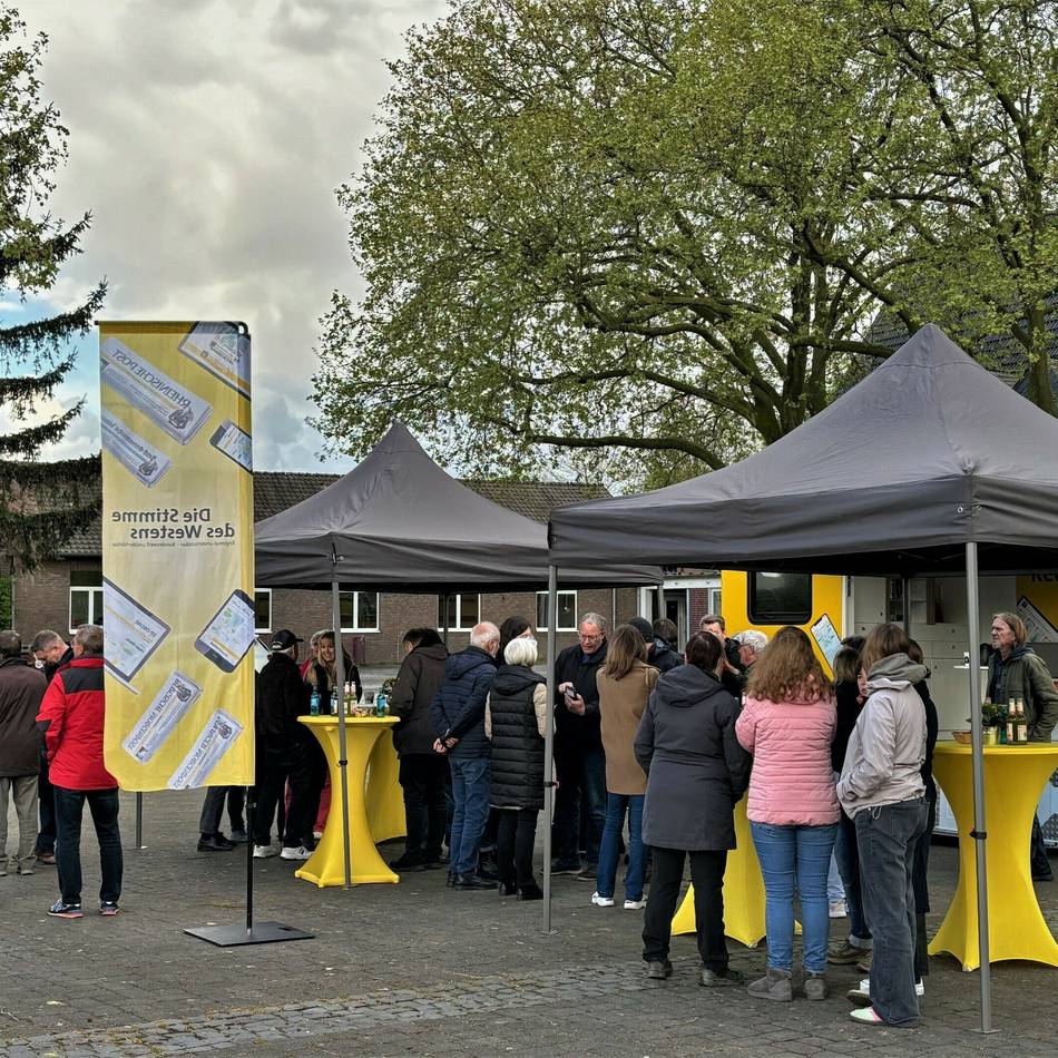 Mobile Redaktion kommt nach Büderich: Diskutieren Sie mit uns übers Wohnen in Meerbusch