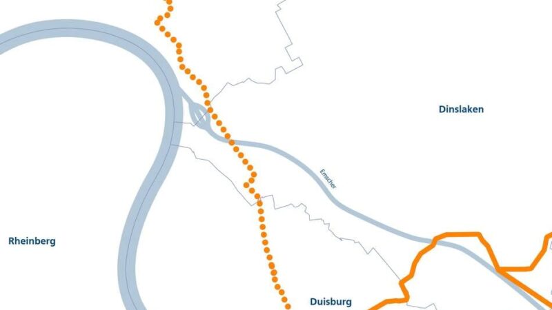 Anbindung an Pipeline aus den Niederlanden: Wasserstoffleitung von Voerde nach Duisburg-Walsum geplant