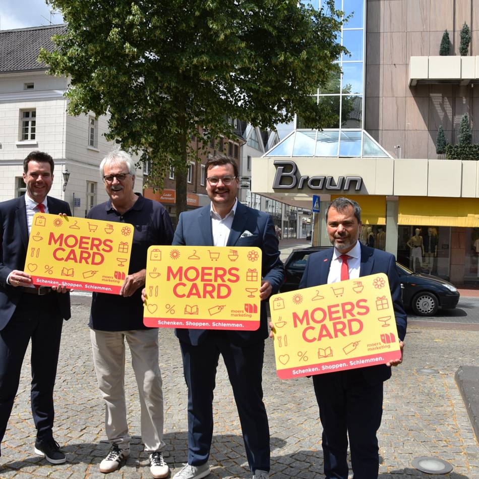 Exklusives Zahlungsmittel: Moers Card geht an den Start
