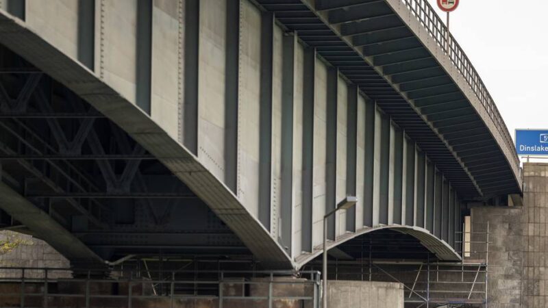 Wegen maroder Brücke: A59 in Duisburg muss bald wochenlang gesperrt werden