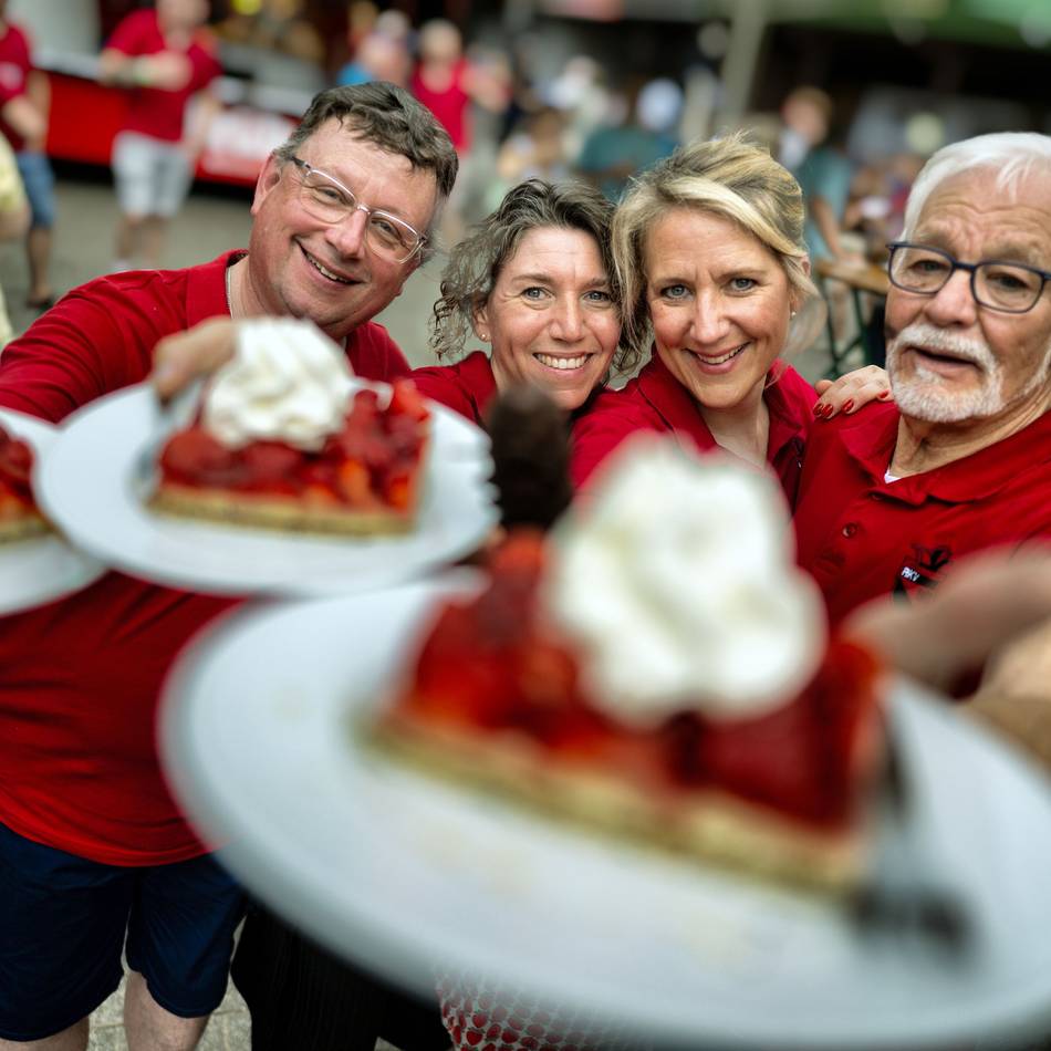 Erdbeerfest in Langenfeld-Richrath: Alles dreht sich um die roten Früchte