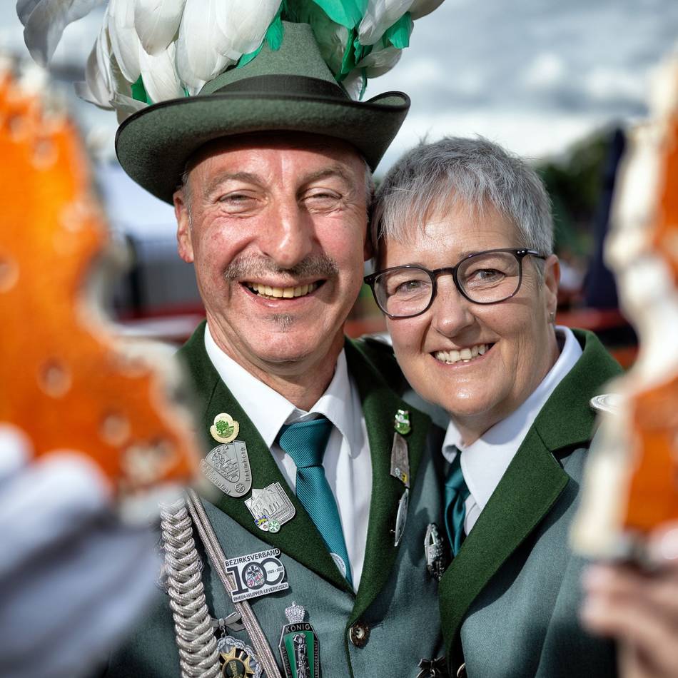 Schützenjubiläum in Monheim: Der „Corona-König“ erlebt jetzt ein weiteres Königs-Glück
