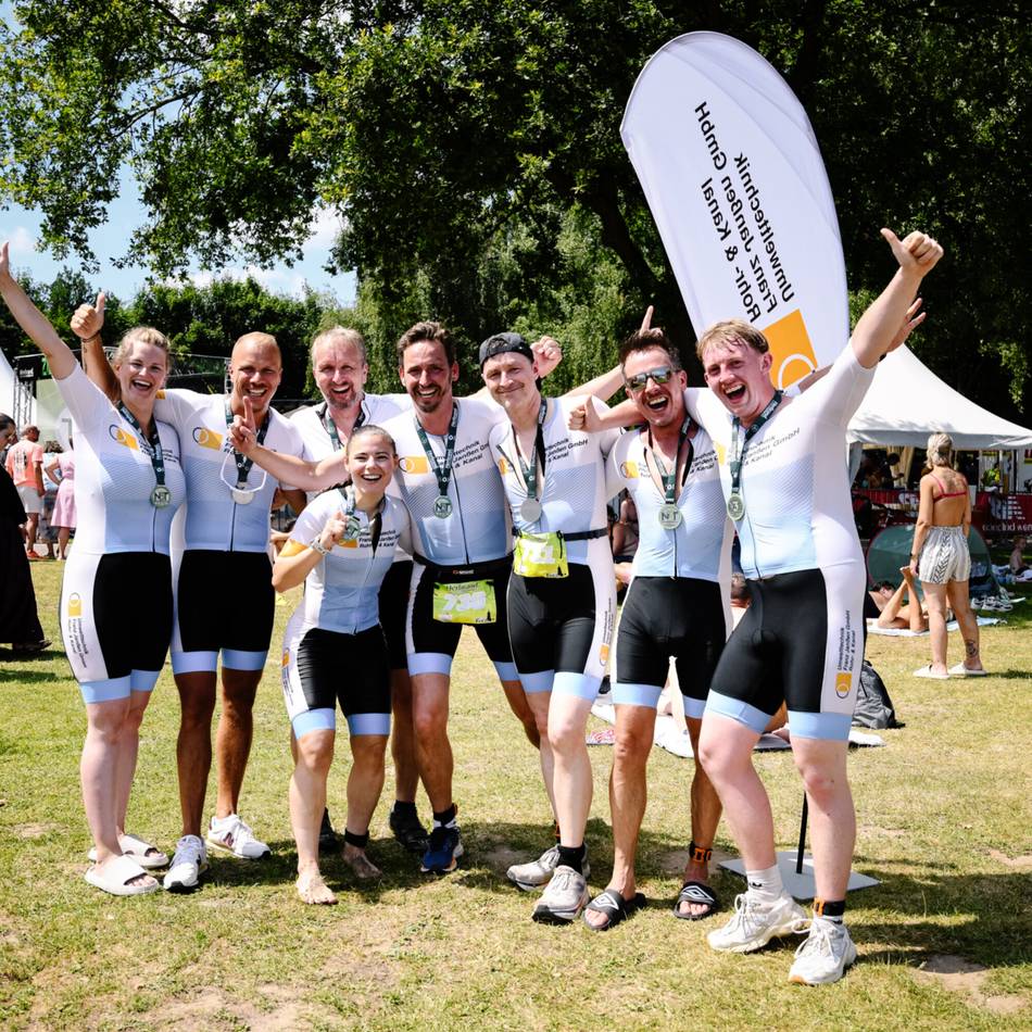 Fotos und Eindrücke in Farbe: So spektakulär war der Niederrhein Triathlon 2025