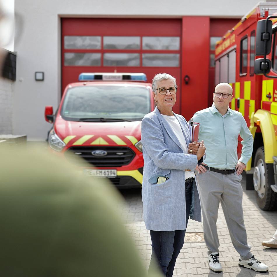 Ortstermin des Mettmanner Bauausschusses: Sorgenbaustelle in Obschwarzbach kurz vor der Vollendung