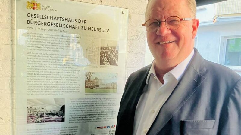 Wiederwahl auf der Generalversammlung: Werhahn bleibt Präsident der Neusser „Bürger“