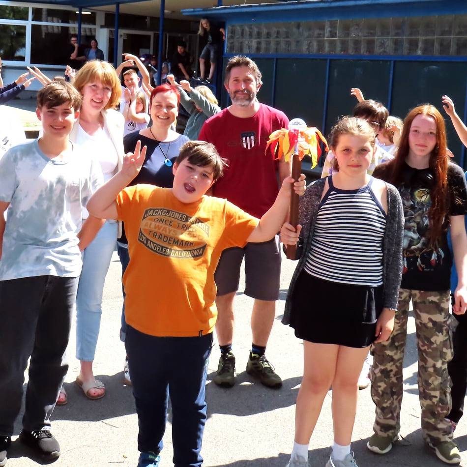 Nette-Spiele 2025: Fackel erreicht die KGS Hinsbeck