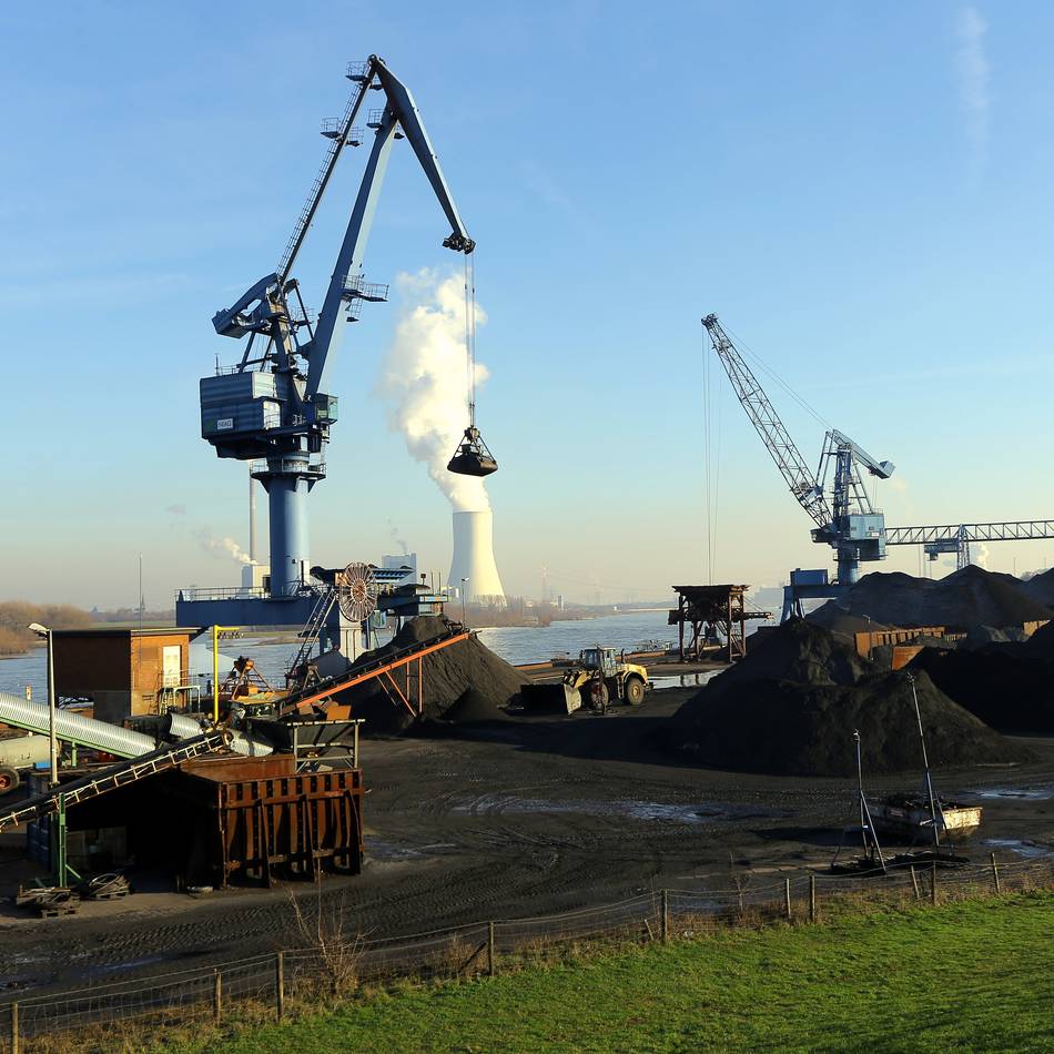 Nebenprodukt der Stahlproduktion: Niag will im Orsoyer Hafen auch Konverterkalk umschlagen