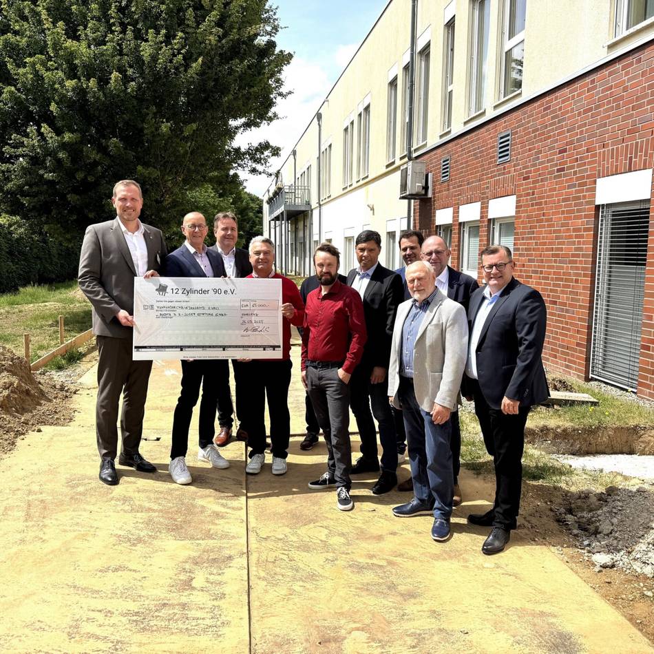 Für neue Balkone: 12 Zylinder spenden 65.000 Euro ans Erkelenzer Hospiz