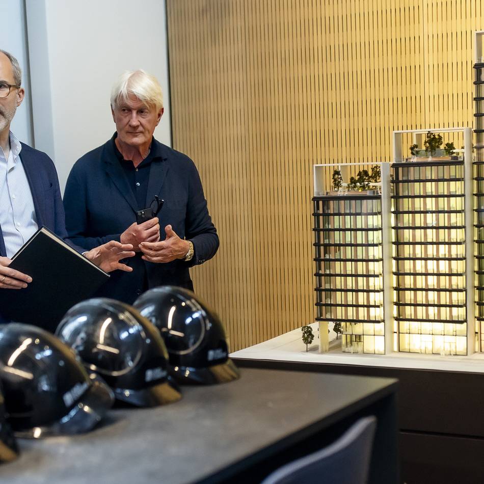 Hafen in Düsseldorf: Uniq Towers wachsen in die Höhe