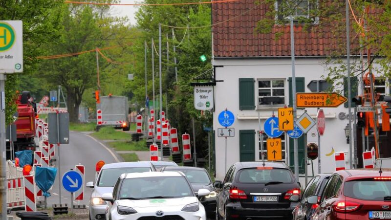 Kanalbauarbeiten in Vierbaum: Bauarbeiten schon jetzt elf Wochen in Verzug