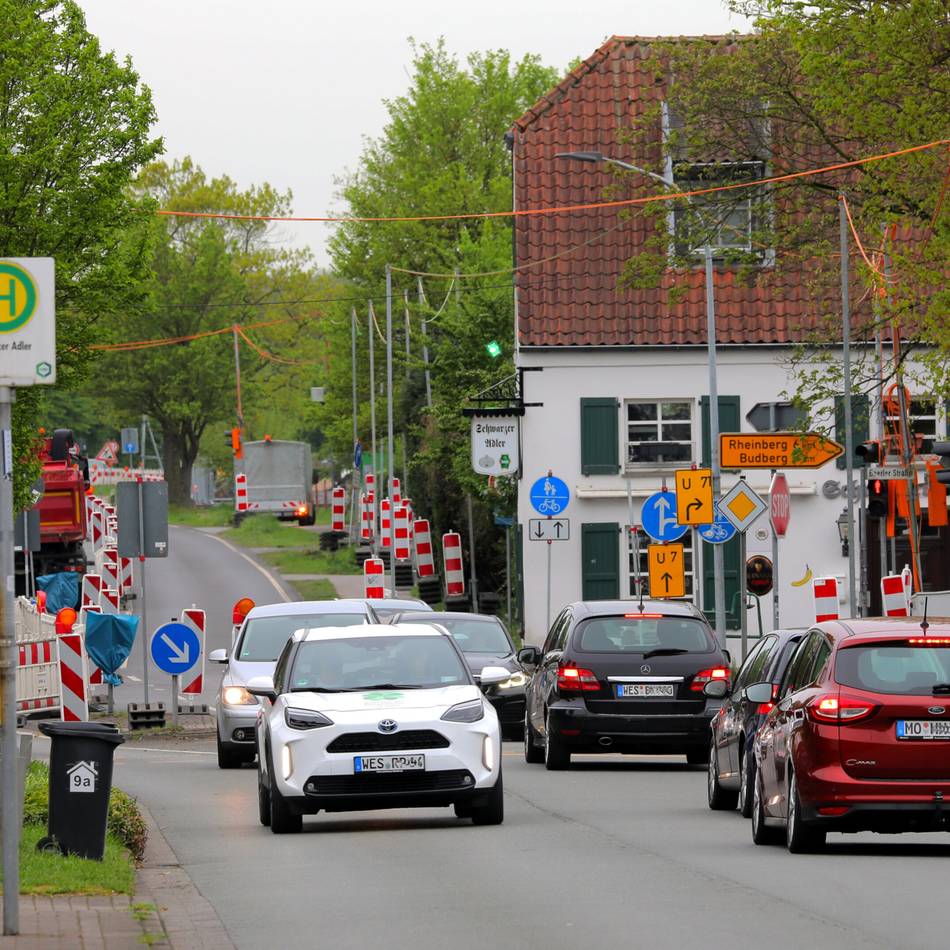 Kanalbauarbeiten in Vierbaum: Bauarbeiten schon jetzt elf Wochen in Verzug