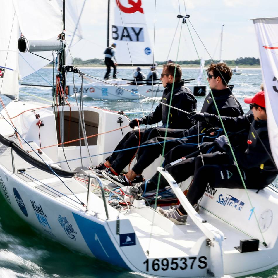 Segel-Bundesliga: Mit Rückenwind aufs Podium: DYC glänzt in Kiel