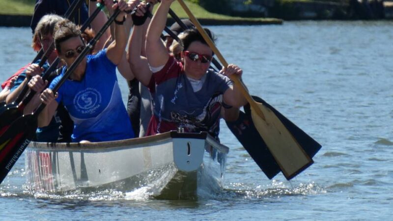 Rudersport am Beyenburger Stausee: „Drag Attack“-Damen bei der Deutschen Meisterschaft