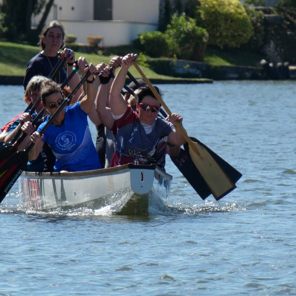Rudersport am Beyenburger Stausee: „Drag Attack“-Damen bei der Deutschen Meisterschaft