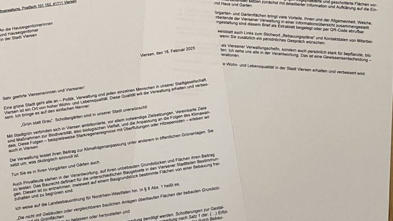 CDU kritisiert Stadt Viersen: Dürfen Bürger Briefe der Stadt verteilen?