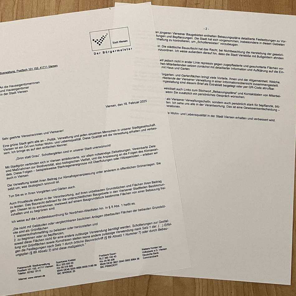 CDU kritisiert Stadt Viersen: Dürfen Bürger Briefe der Stadt verteilen?