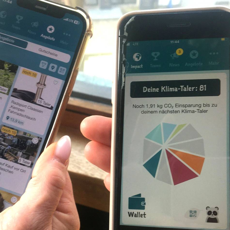 Gemeinsachaftprojekt im Kreis Viersen: Klimataler-App belohnt Umweltschützer
