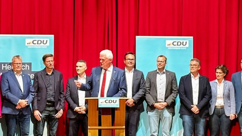 Wichtige Personalien im Kreis Kleve: Bergmann bleibt CDU-Chef und verteidigt Grenzkontrollen