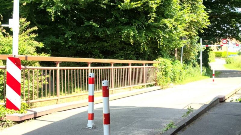 Zu Fuß oder mit dem Auto: Sanierung der Brücke Schier