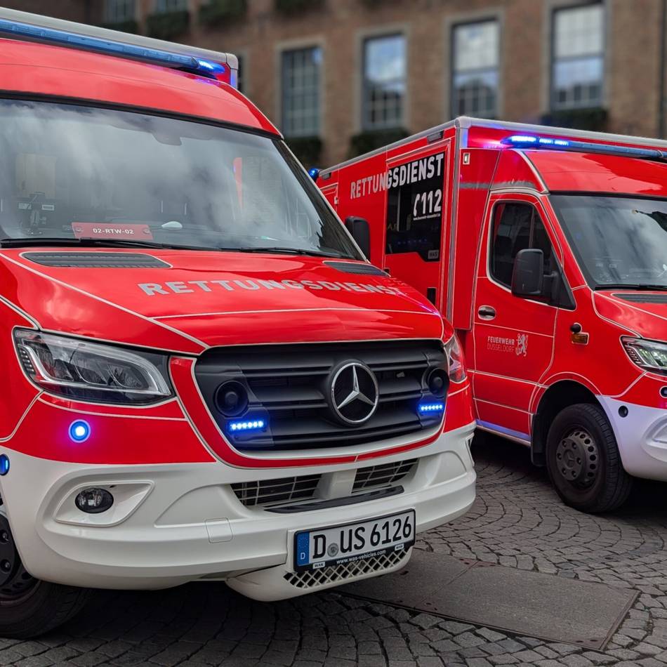 Unfall in Düsseldorf-Derendorf: Fußgängerin von Auto erfasst und schwer verletzt