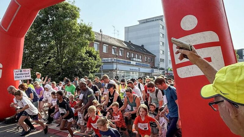 Citylauf 2025 in Grevenbroich: Startschuss bei 32 Grad – jetzt sind die Läufer los