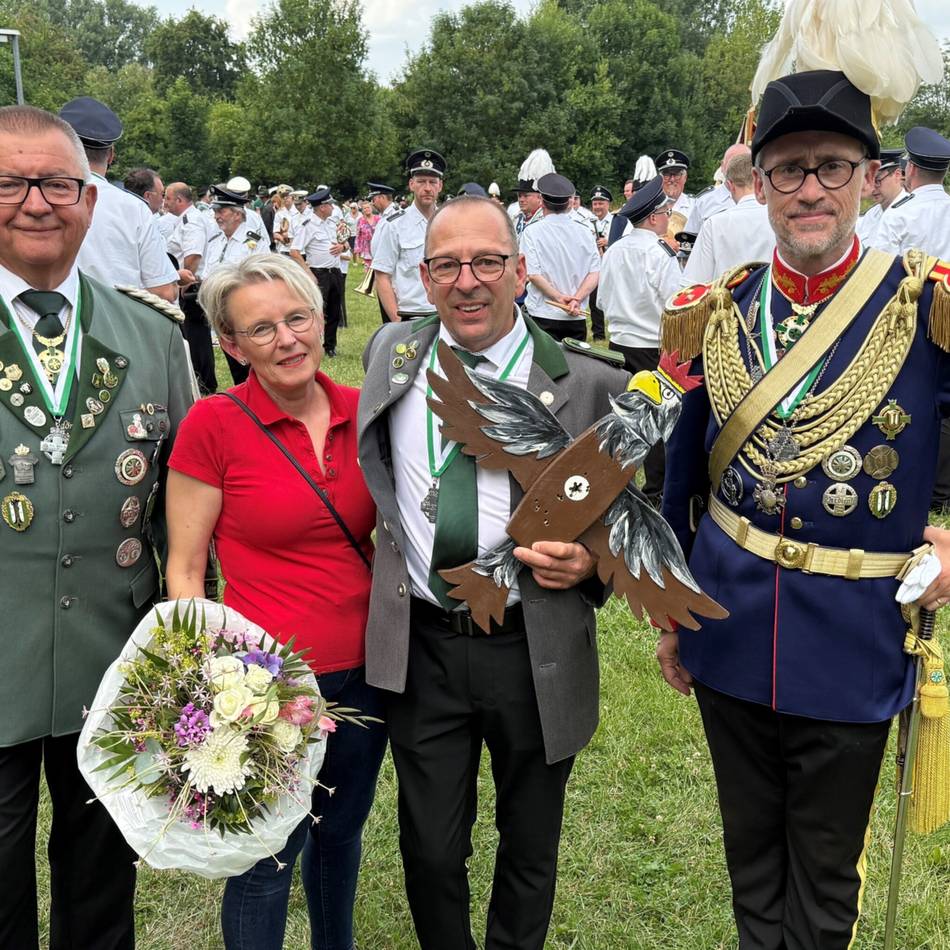 St.-Hubertus-Bruderschaft Hoisten: Michael Heidelberg als Königsbewerber im vierten Anlauf erfolgreich
