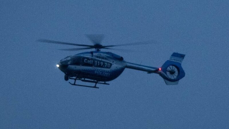 Vorfall in Mönchengladbach: Suche nach Einbrecher per Hubschrauber endet erfolglos