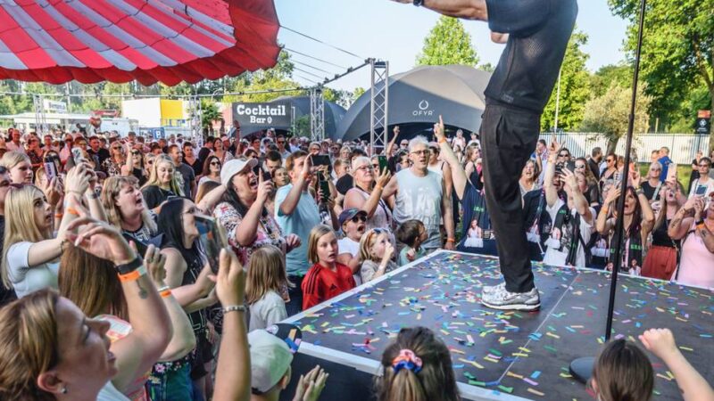 Open-Air mit reichlich Musik: 1500 Besucher feierten beim Festival „Hotmelt 81“ in Kleve