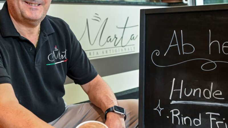 Eis-Café in Schiefbahn: Eisgenuss für Vierbeiner