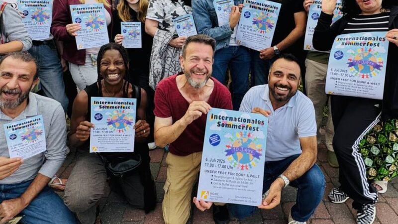 Internationales Sommerfest in Alpen: Flüchtlingshilfe feiert 10-jähriges Bestehen
