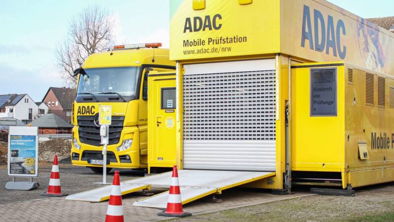 16. bis 18. Juni: Mobile Prüfstation des ADAC macht in Goch Station